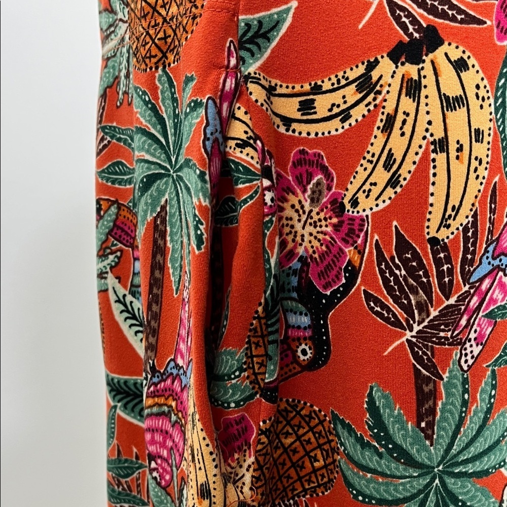 Tropical Print Jumpsuit - Picture 5 of 9
